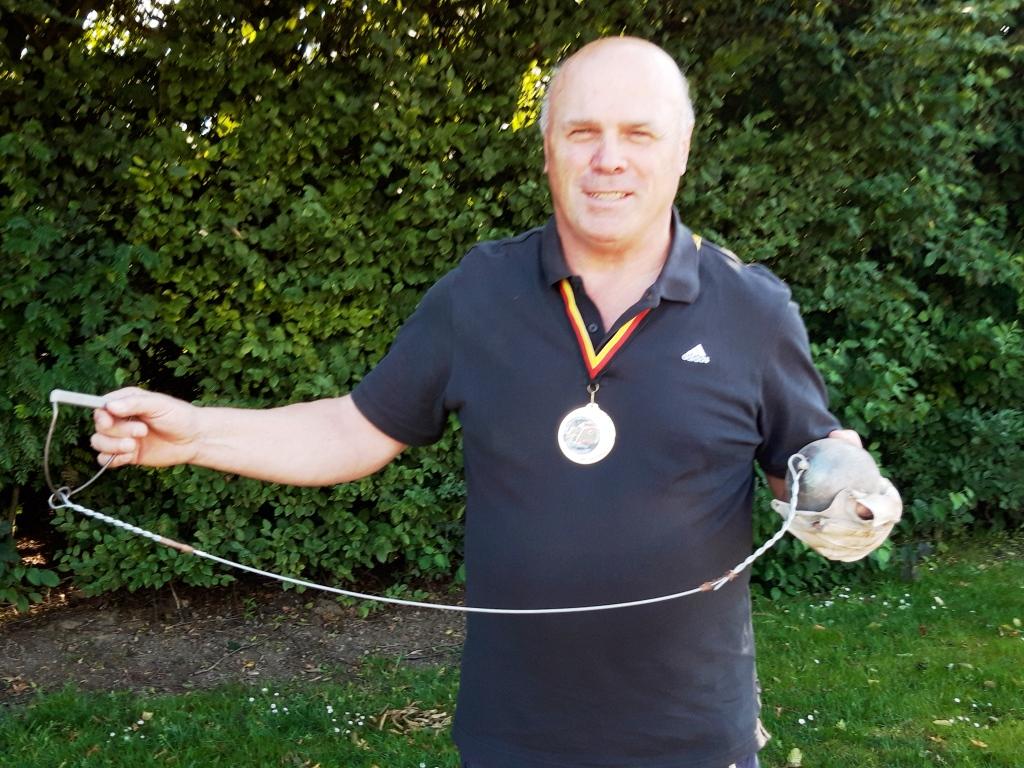 Wilfried Bury Deutscher Seniorenmeister 2019 im Hammerwurf